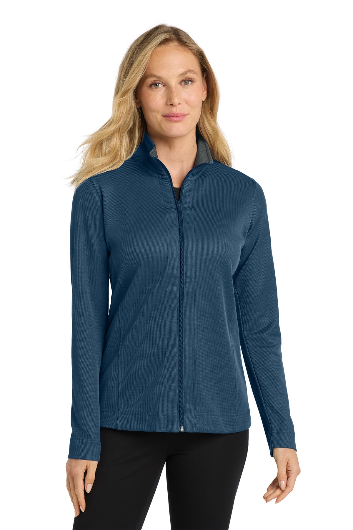 Port Authority Women's Vertical Texture Full-Zip Jacket