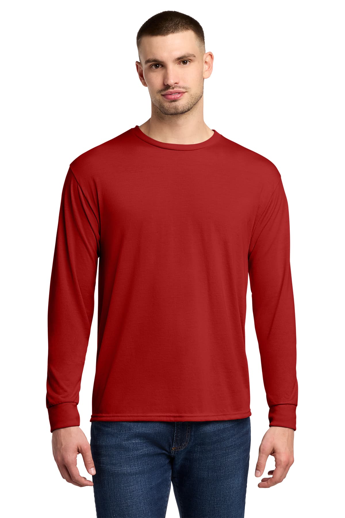 Jerzees Dri-Power 100% Polyester Long Sleeve T-Shirt