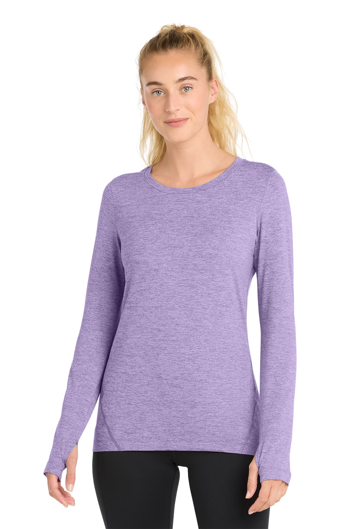 Sport-Tek Women's Exchange 1.5 Long Sleeve Crew