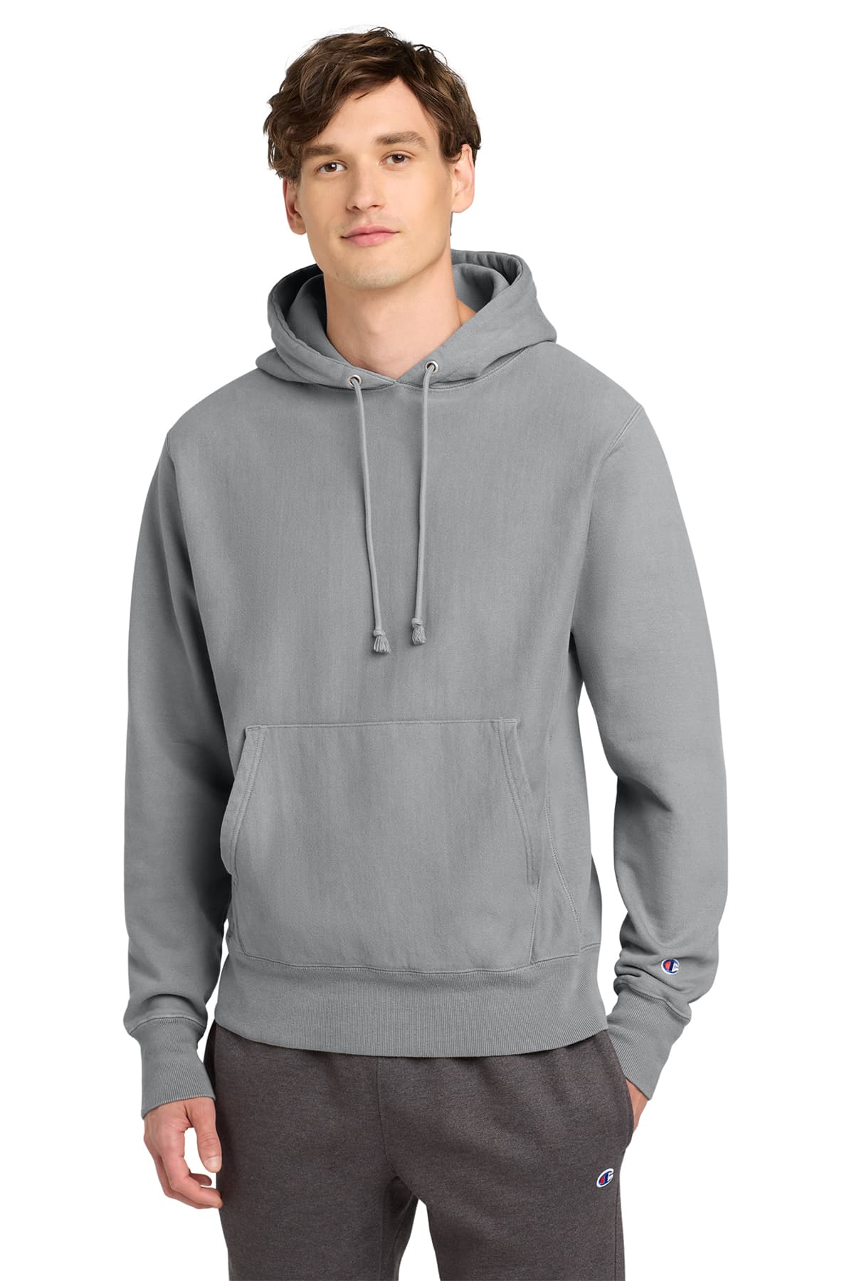 Champion Reverse Weave Garment-Dyed Hooded Sweatshirt