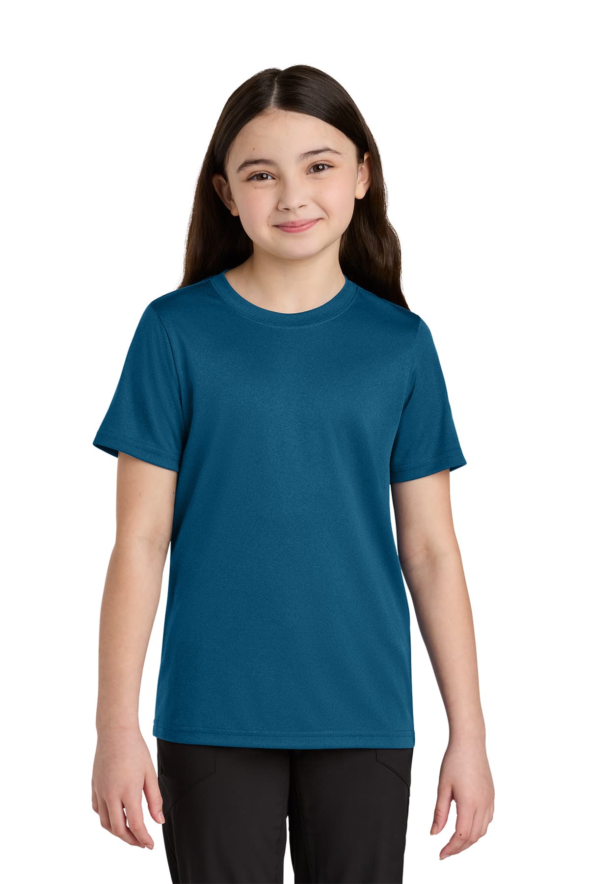 Port & Co Youth Heather Performance Tee