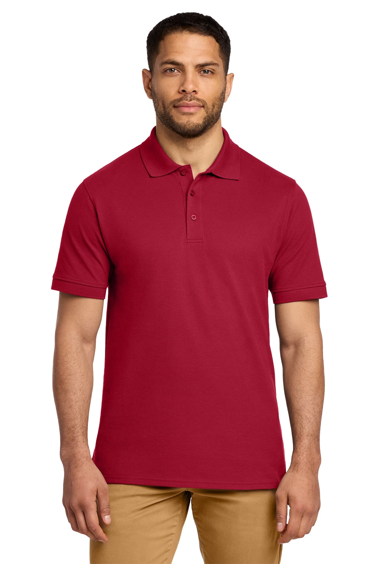 Port & Co Combed Ring Spun Pique Polo