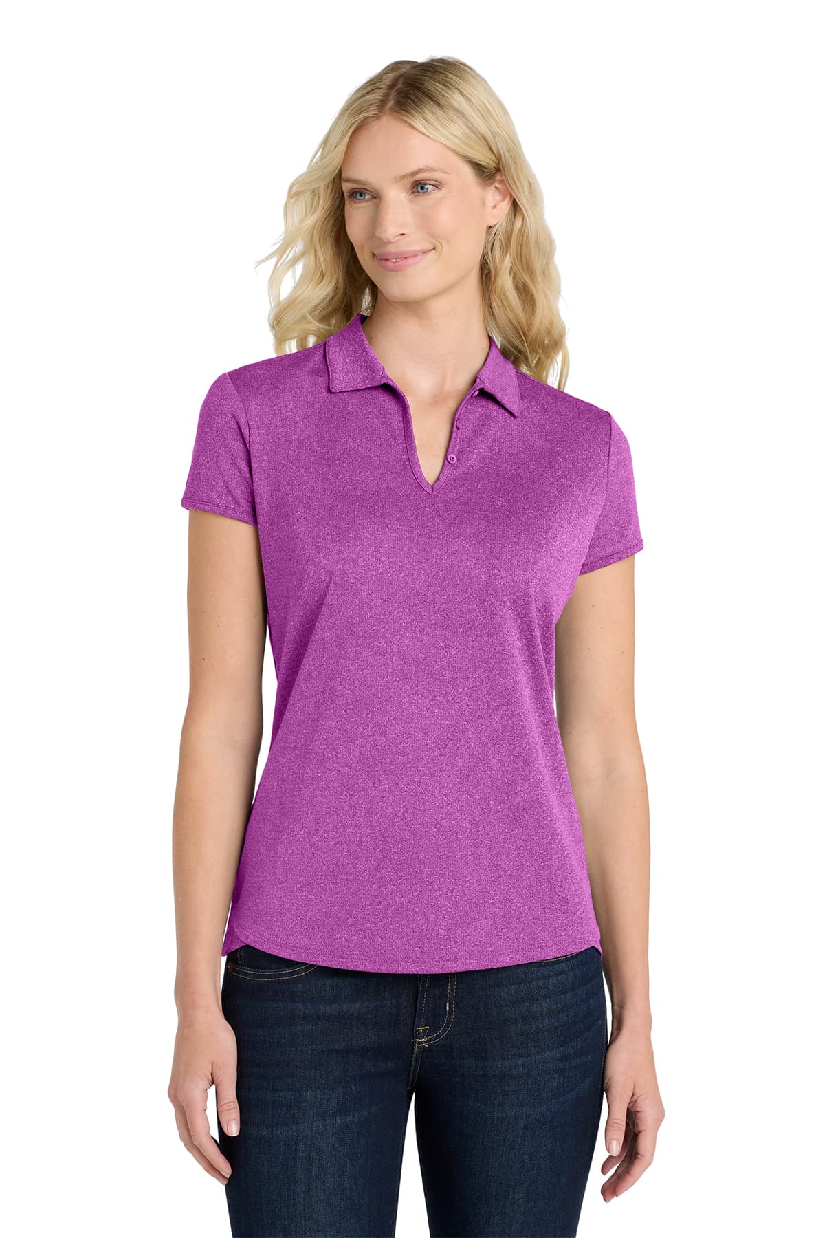 Port Authority Women's Trace Heather Polo