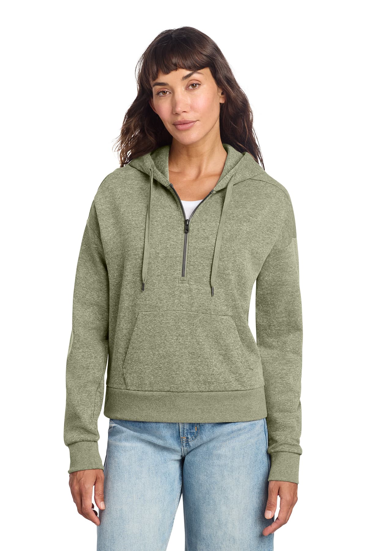 District Women’s Perfect Tri Fleece 1/2-Zip Pullover
