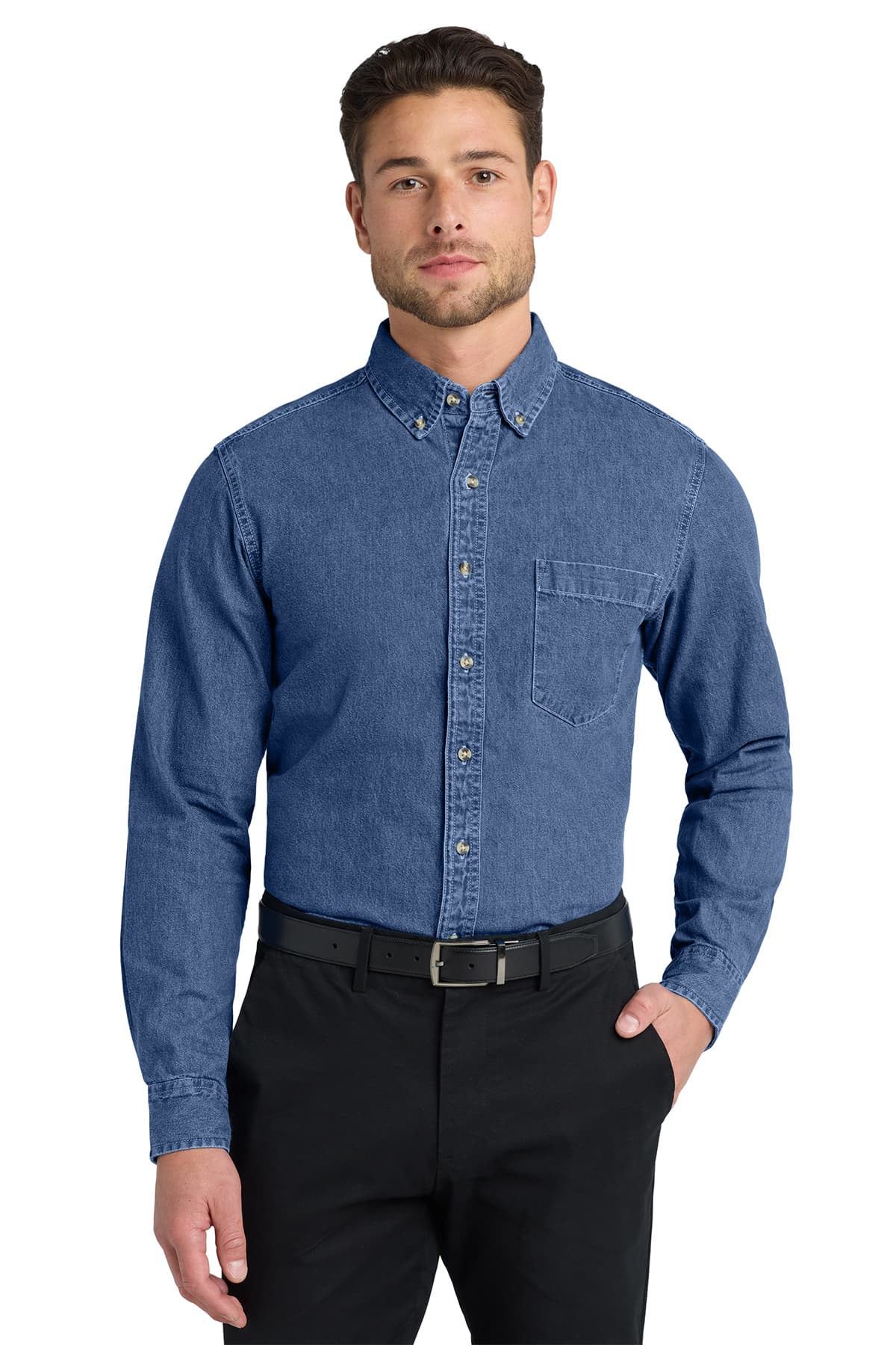 Port Authority Heavyweight Denim Shirt