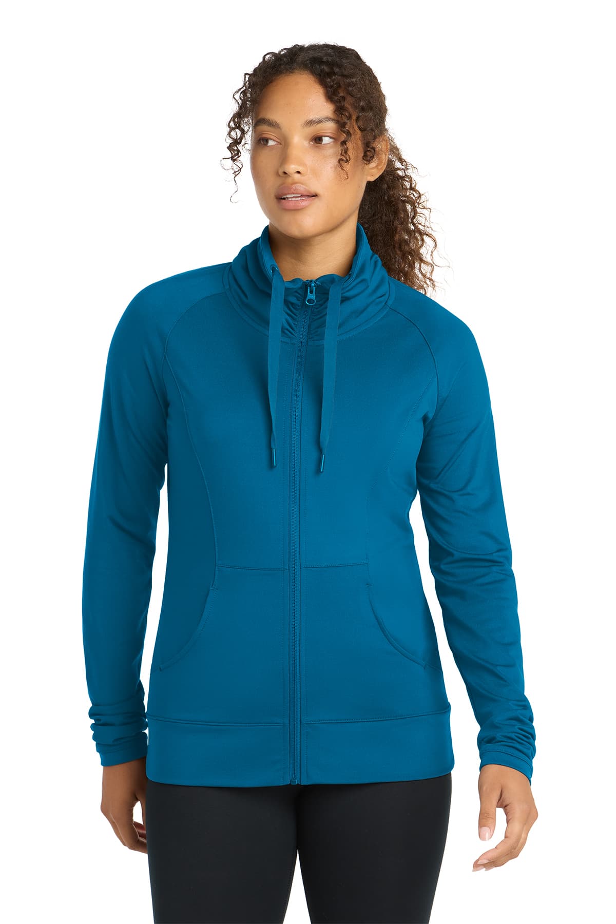 Sport-Tek Women's Sport-Wick Stretch Full-Zip Jacket