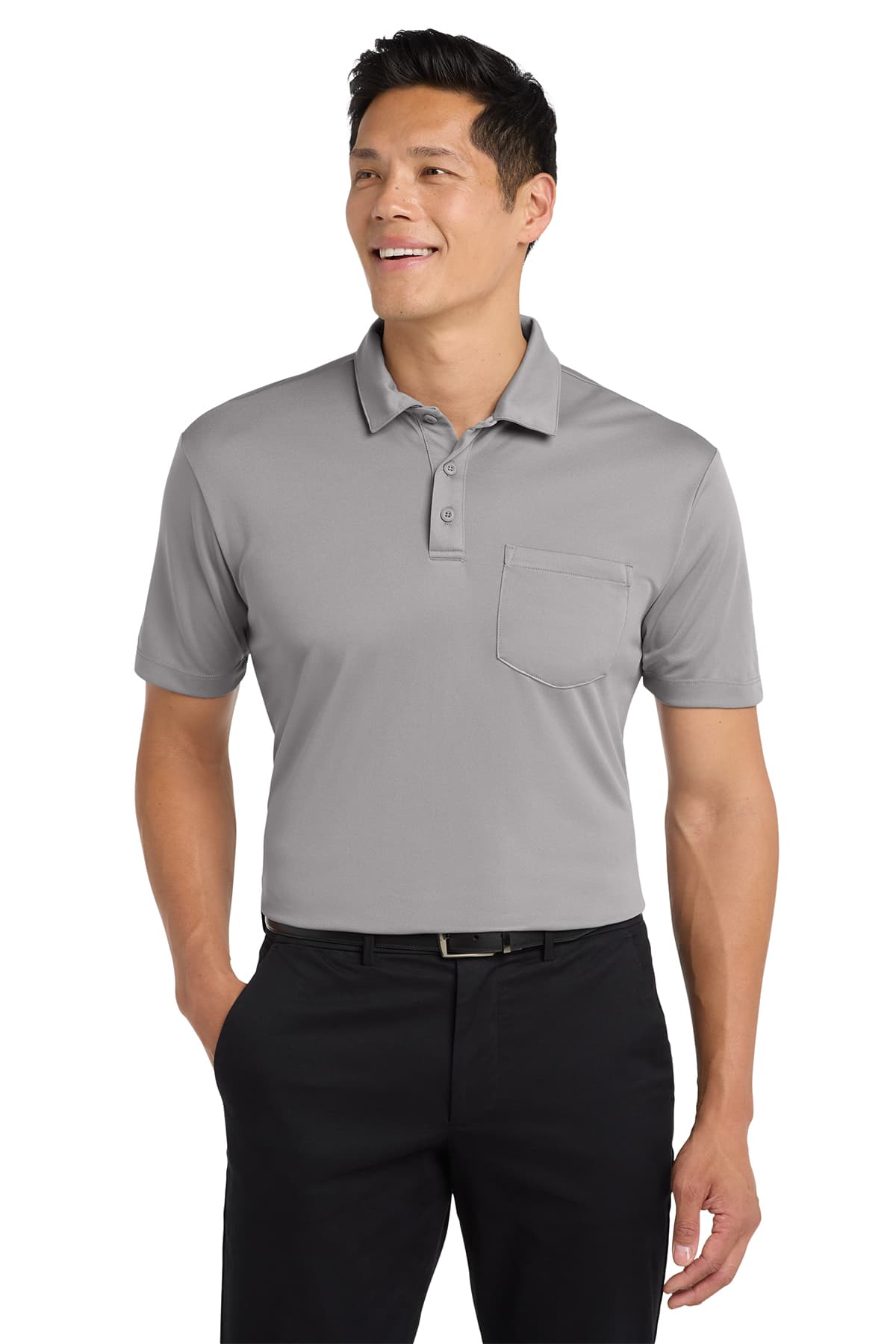 Port Authority Silk Touch Performance Pocket Polo