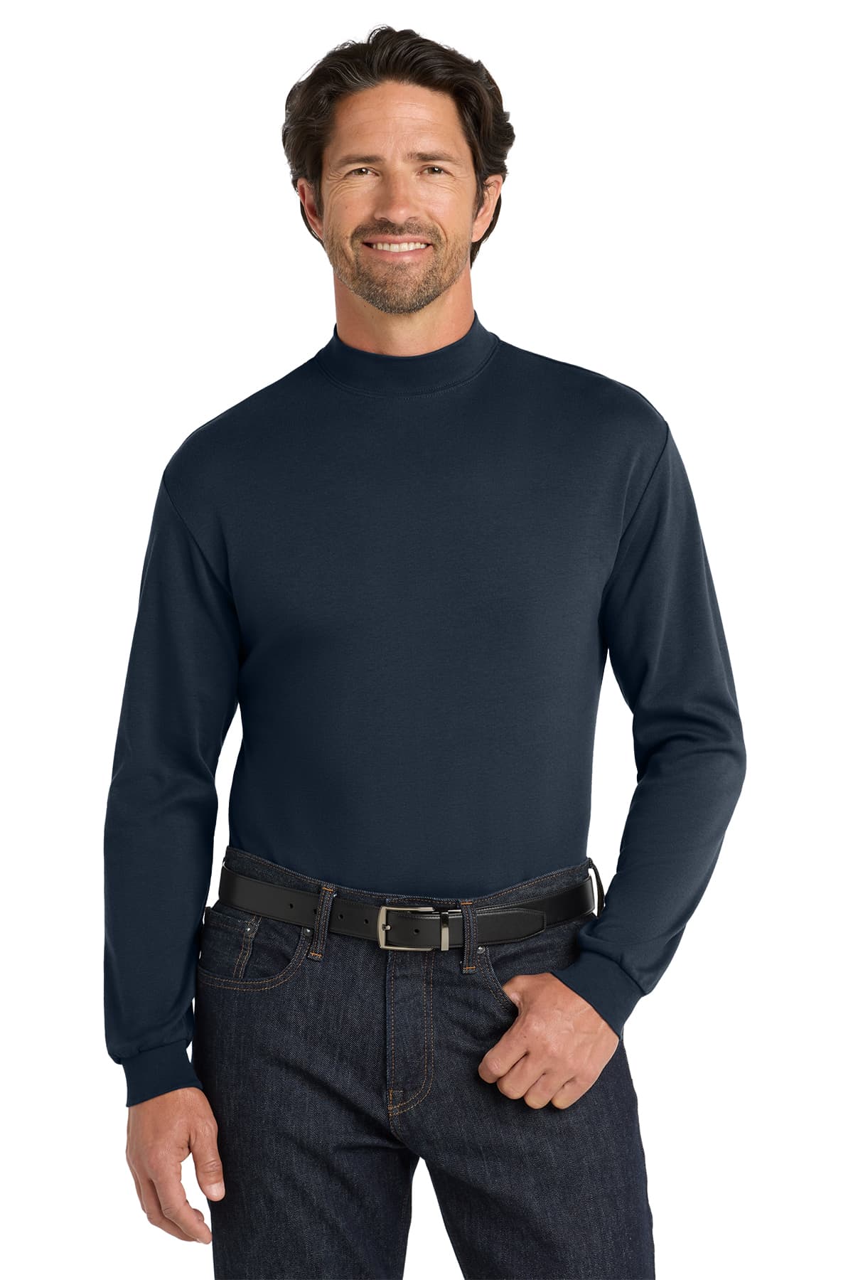 Port Authority Interlock Knit Mock Turtleneck
