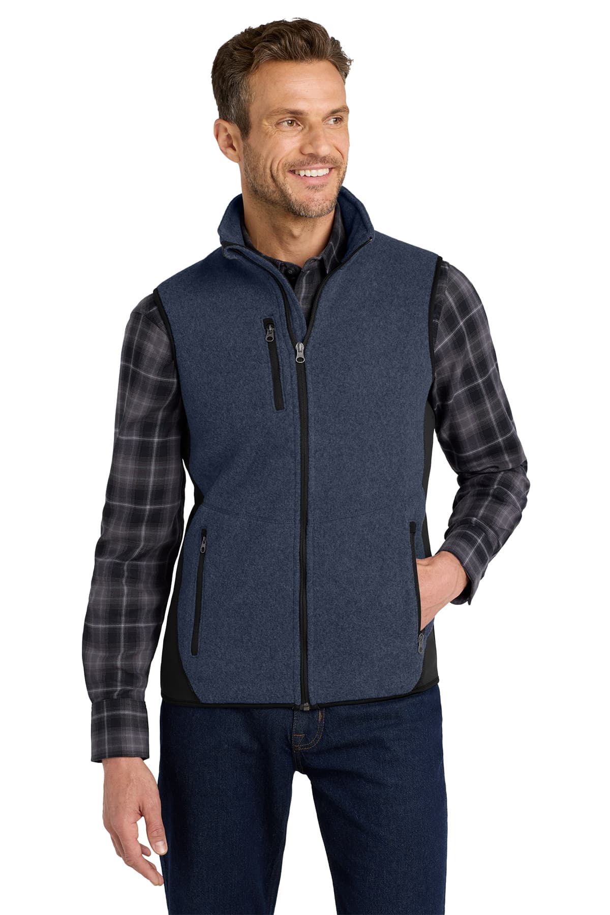 Port Authority R-Tek Pro Fleece Full-Zip Vest
