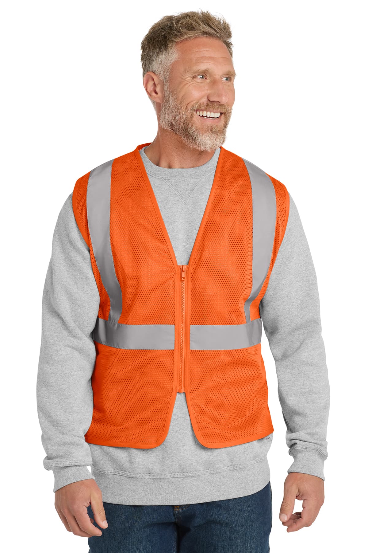 CornerStone ANSI 107 Class 2 Economy Mesh Zippered Vest