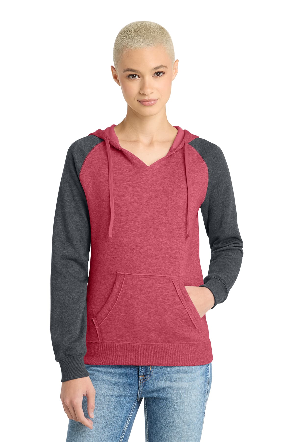 District Women’s Lightweight Fleece Raglan Hoodie