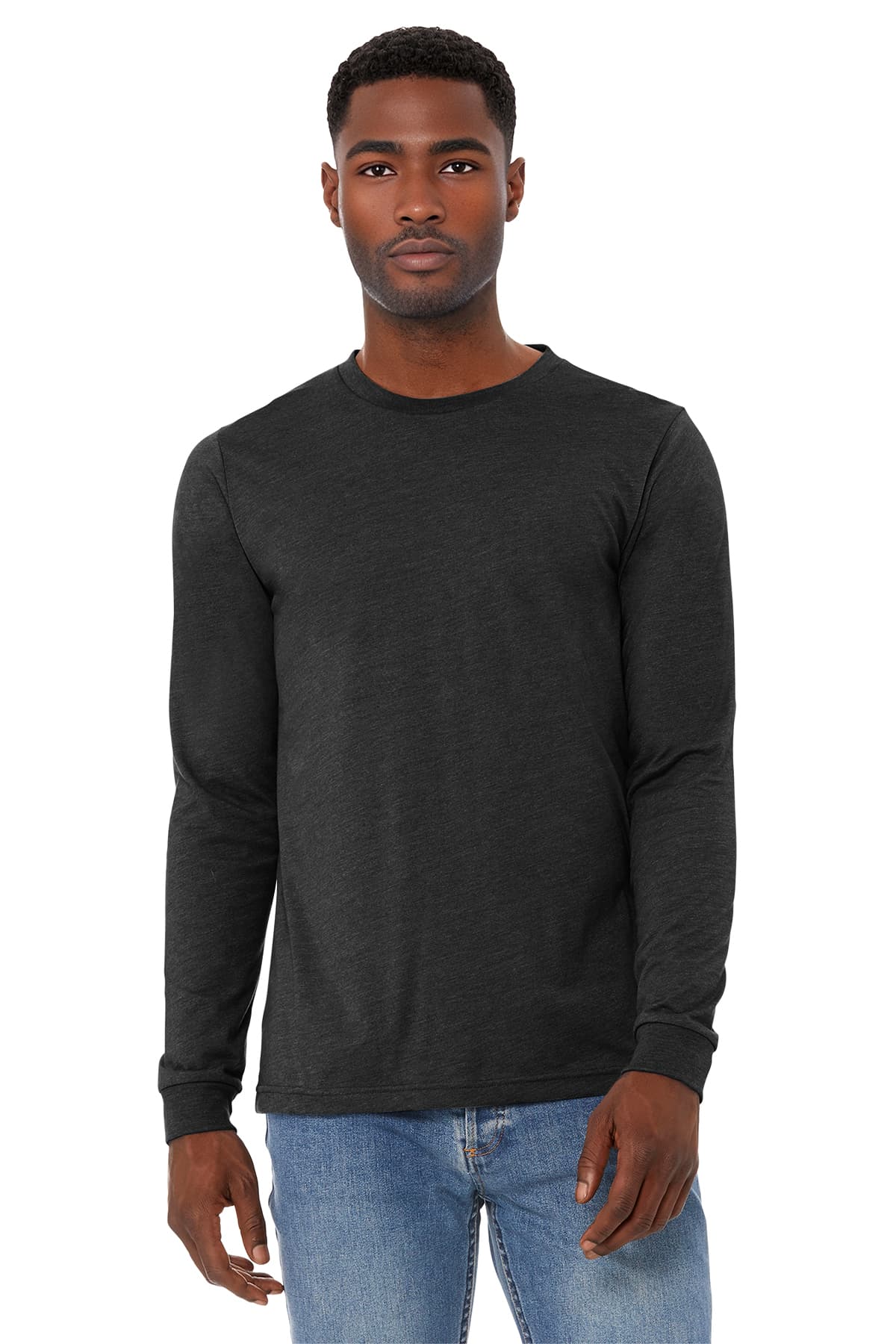 BELLA+CANVAS Unisex Heather CVC Long Sleeve Tee