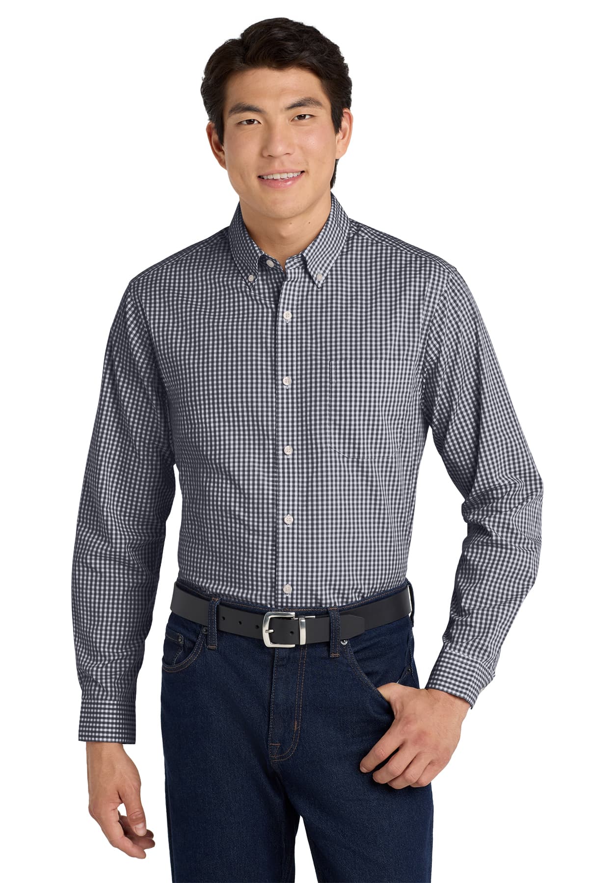 Port Authority Broadcloth Gingham Easy Care Shirt