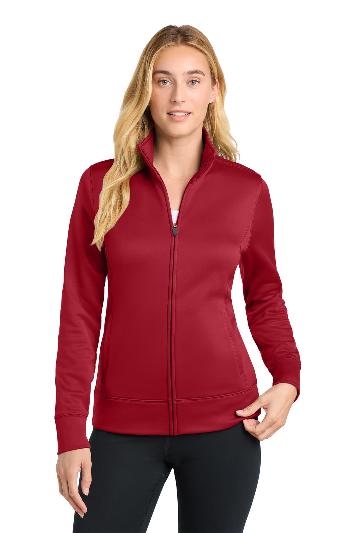 Sport-Tek Women's Sport-Wick Fleece Full-Zip Jacket