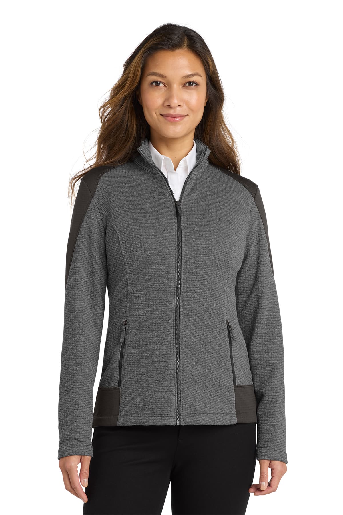 Port Authority Women's Grid Fleece Jacket