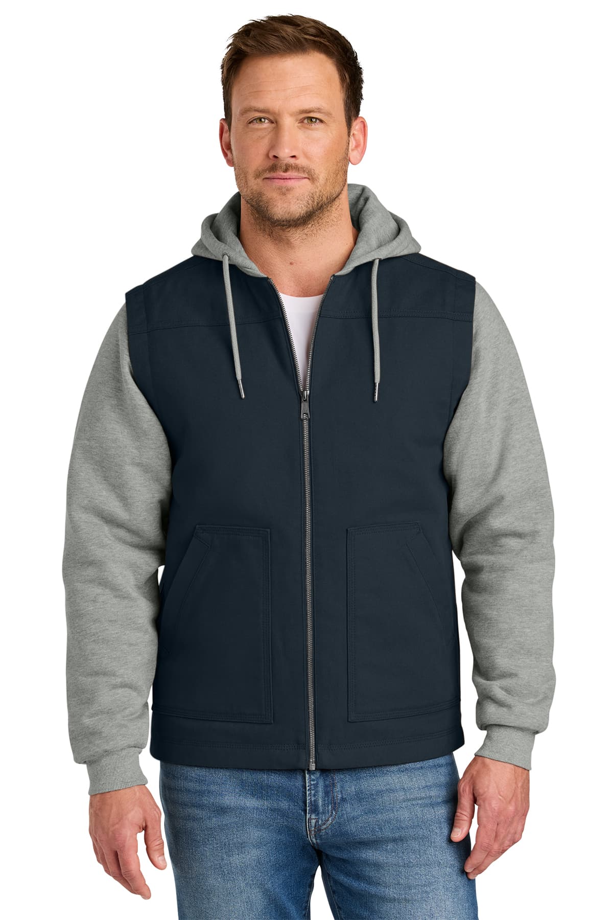 CornerStone Duck Fleece Full-Zip Hooded Jacket
