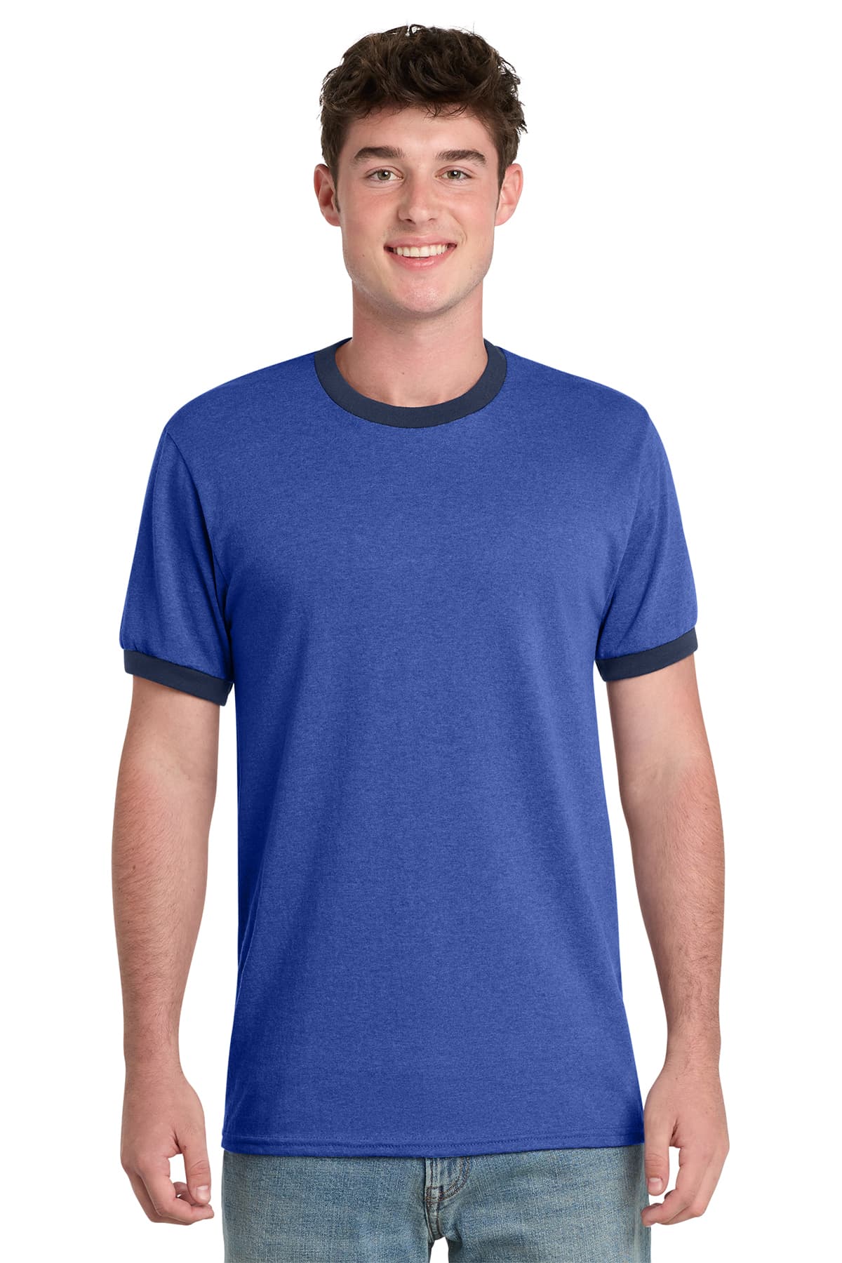 Port & Co Core Cotton Ringer Tee