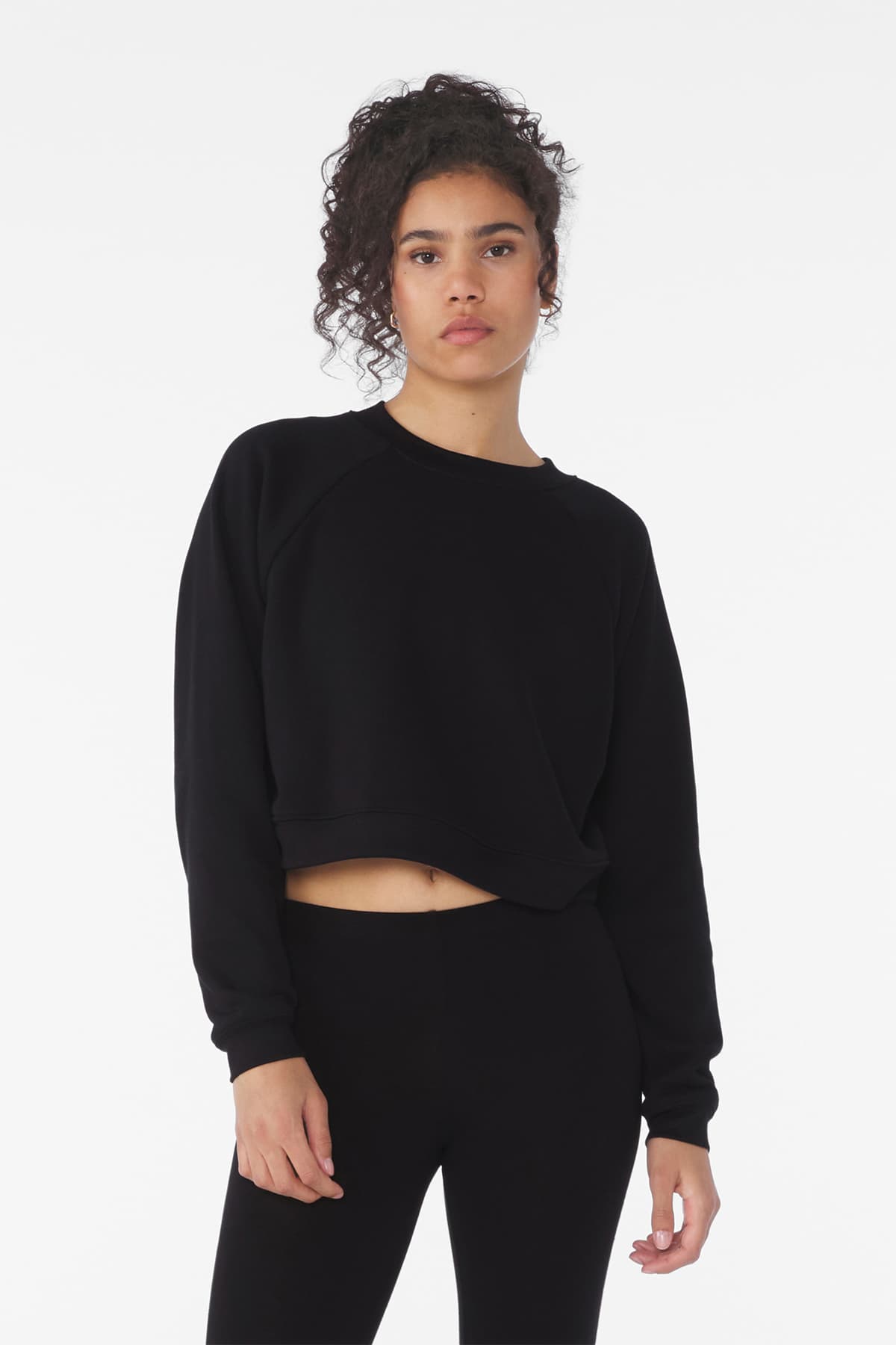 BELLA+CANVAS Women’s Raglan Pullover Sponge Fleece