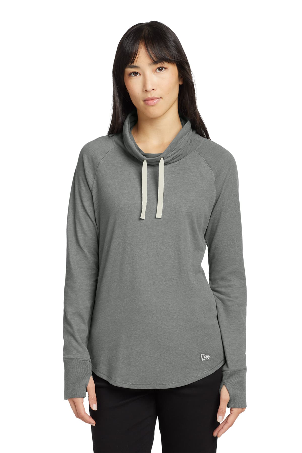 New Era Women's Sueded Cotton Blend Cowl Tee