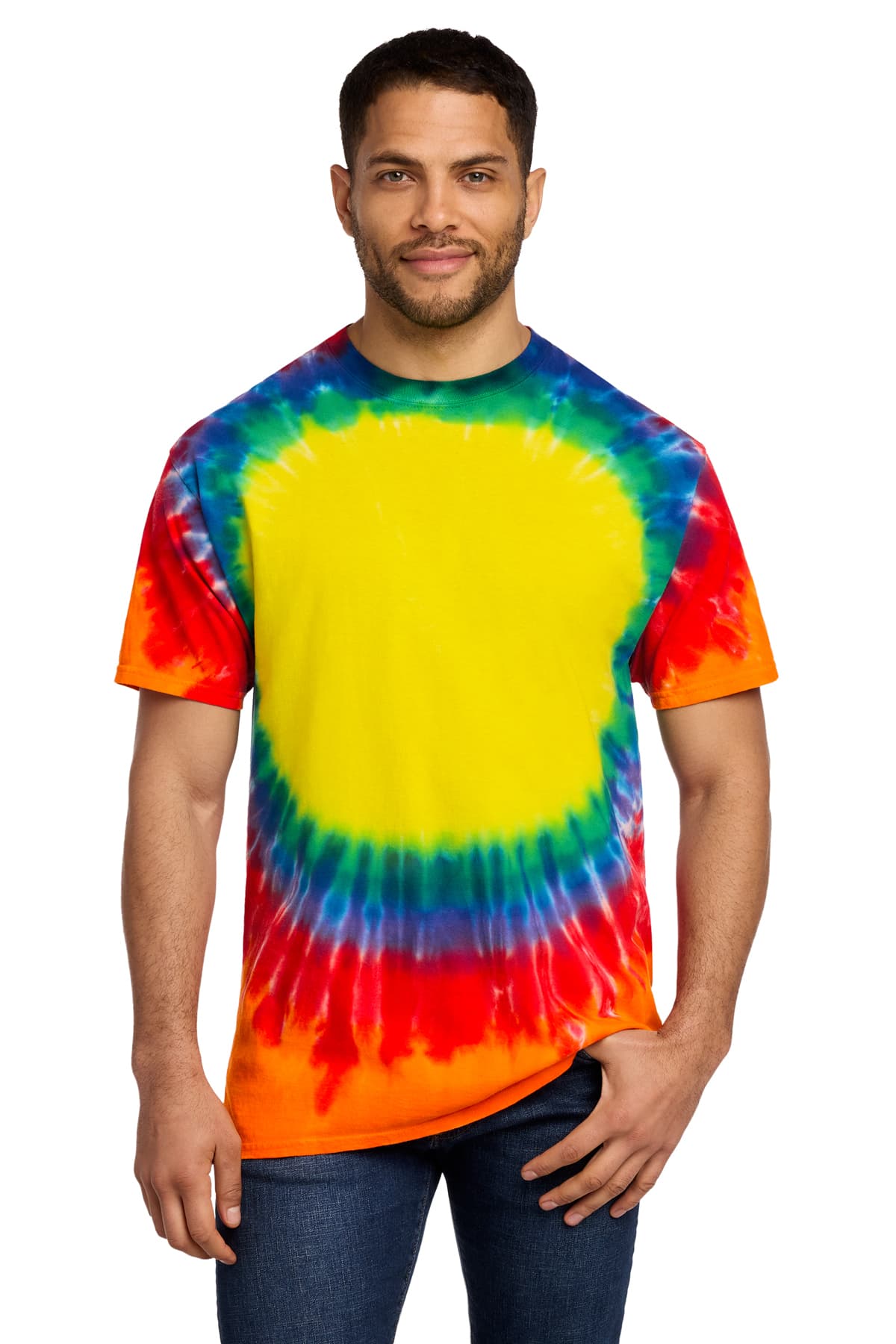 Port & Co Window Tie-Dye Tee