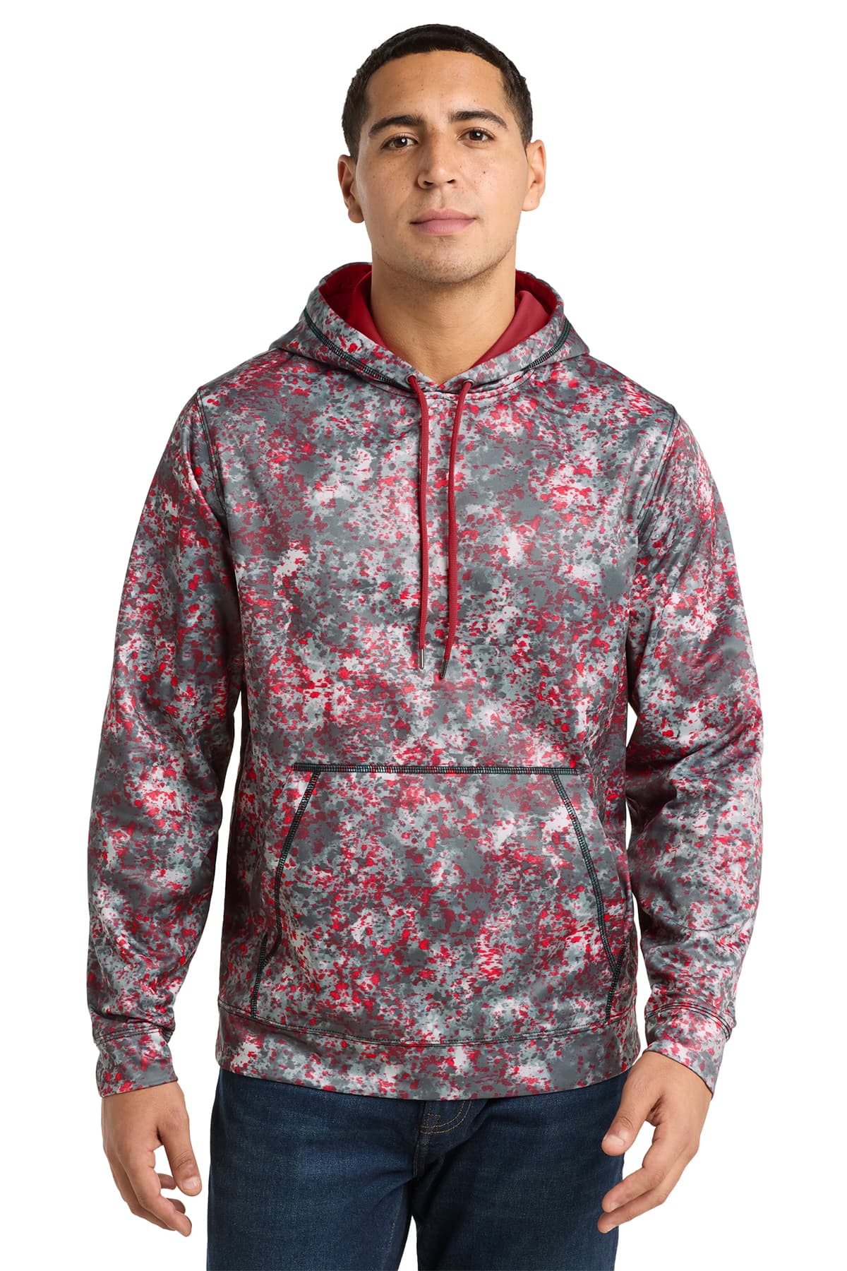Sport-Tek Sport-Wick Mineral Freeze Fleece Hooded Pullover