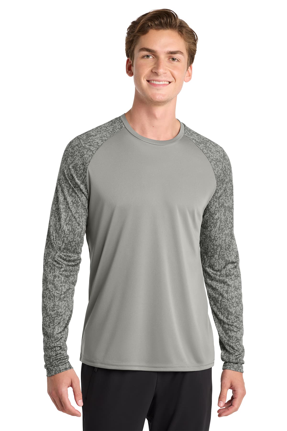 Sport-Tek Long Sleeve Digi Camo Tee