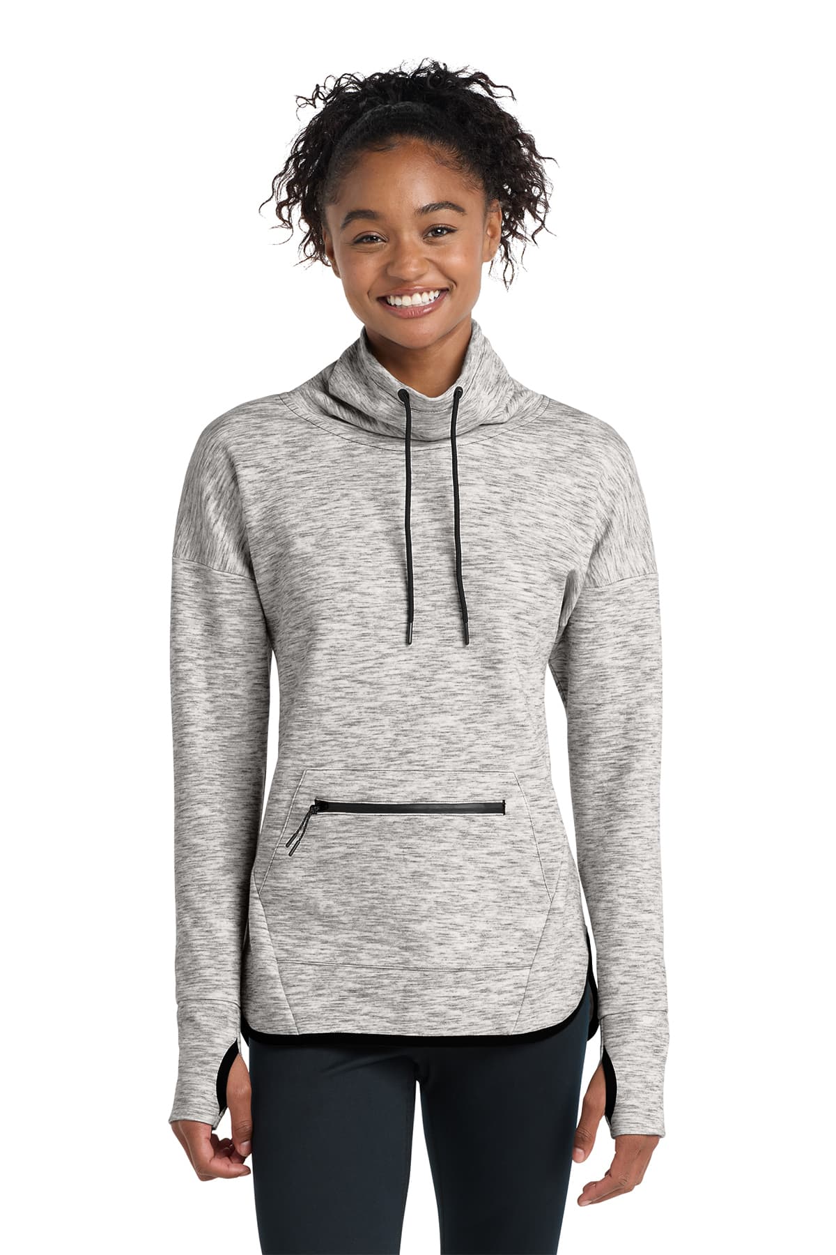 Sport-Tek Women's Triumph Cowl Neck Pullover