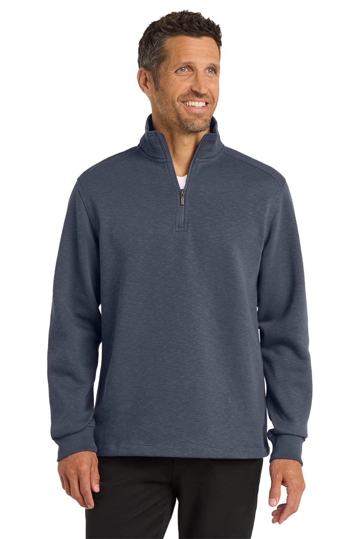 Port Authority Slub Fleece 1/4-Zip Pullover