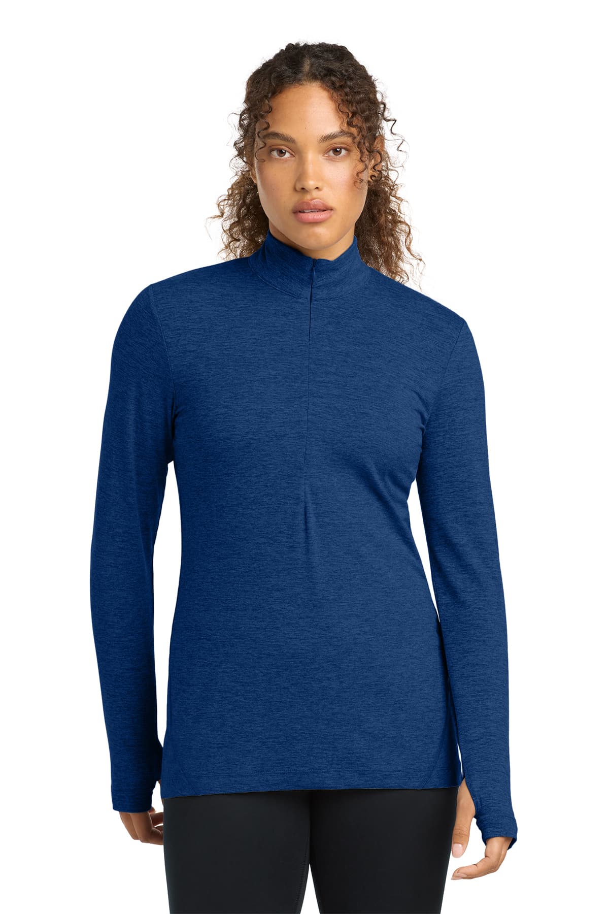 Sport-Tek Women's Exchange 1.5 Long Sleeve 1/2-Zip