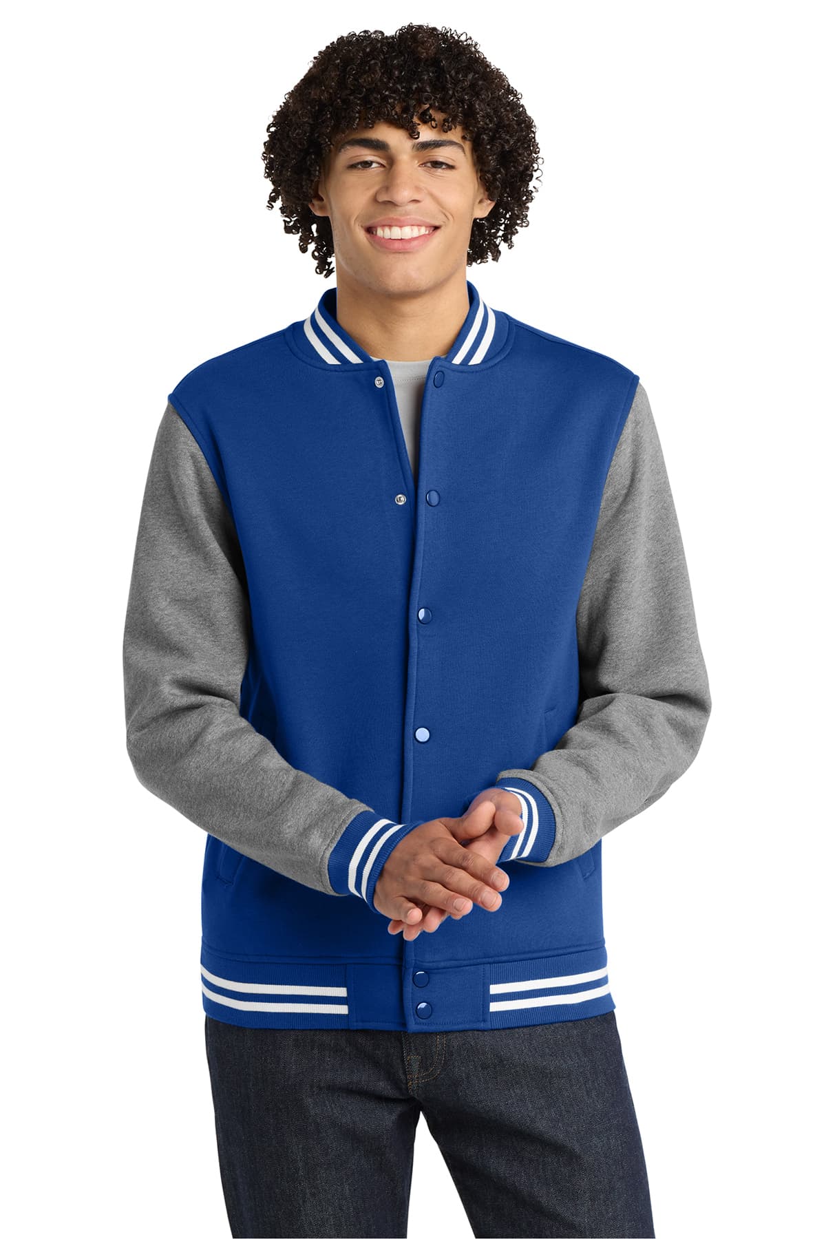 Sport-Tek Fleece Letterman Jacket