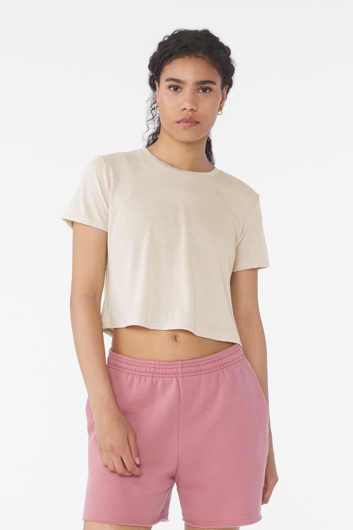BELLA+CANVAS Women’s Flowy Cropped Tee