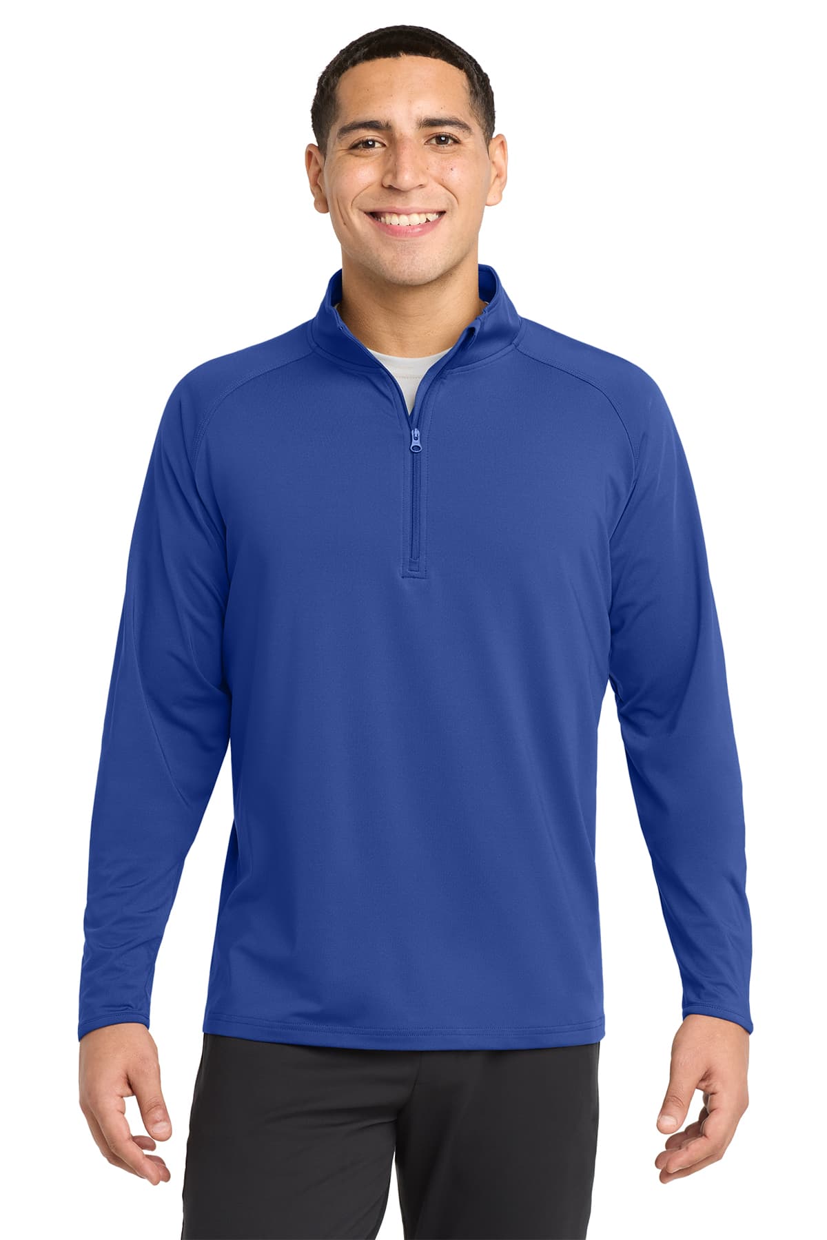 Sport-Tek Tall Sport-Wick Stretch 1/4-Zip Pullover