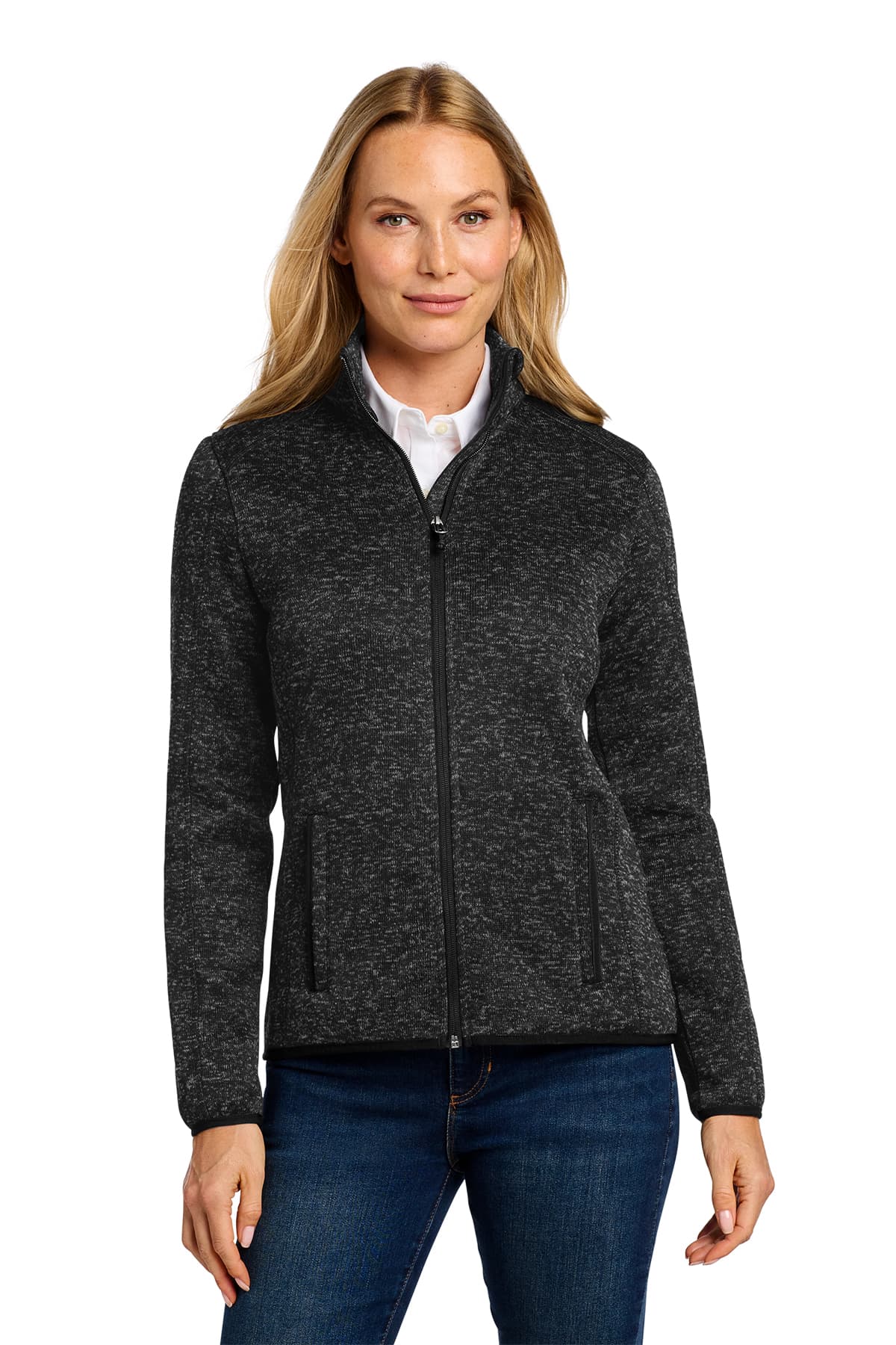 Port Authority Women's Sweater Fleece Jacket