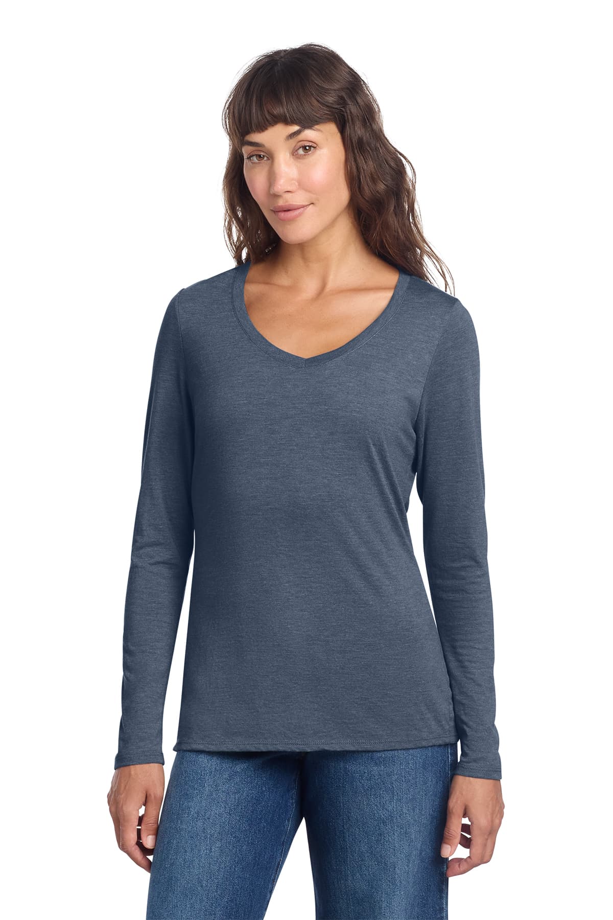 District Women’s Perfect Tri Long Sleeve V-Neck Tee