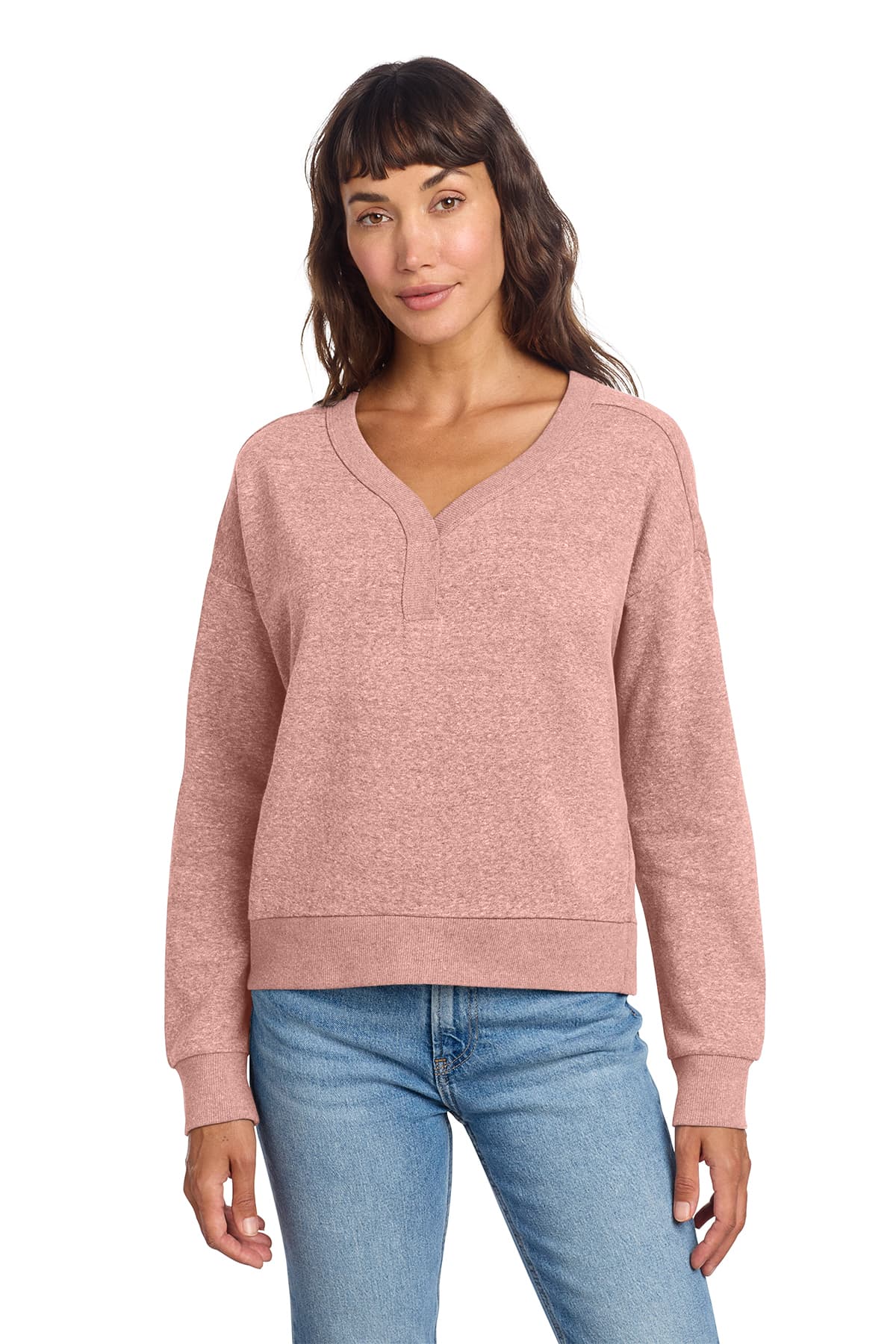 District Women’s Perfect Tri Fleece V-Neck Sweatshirt