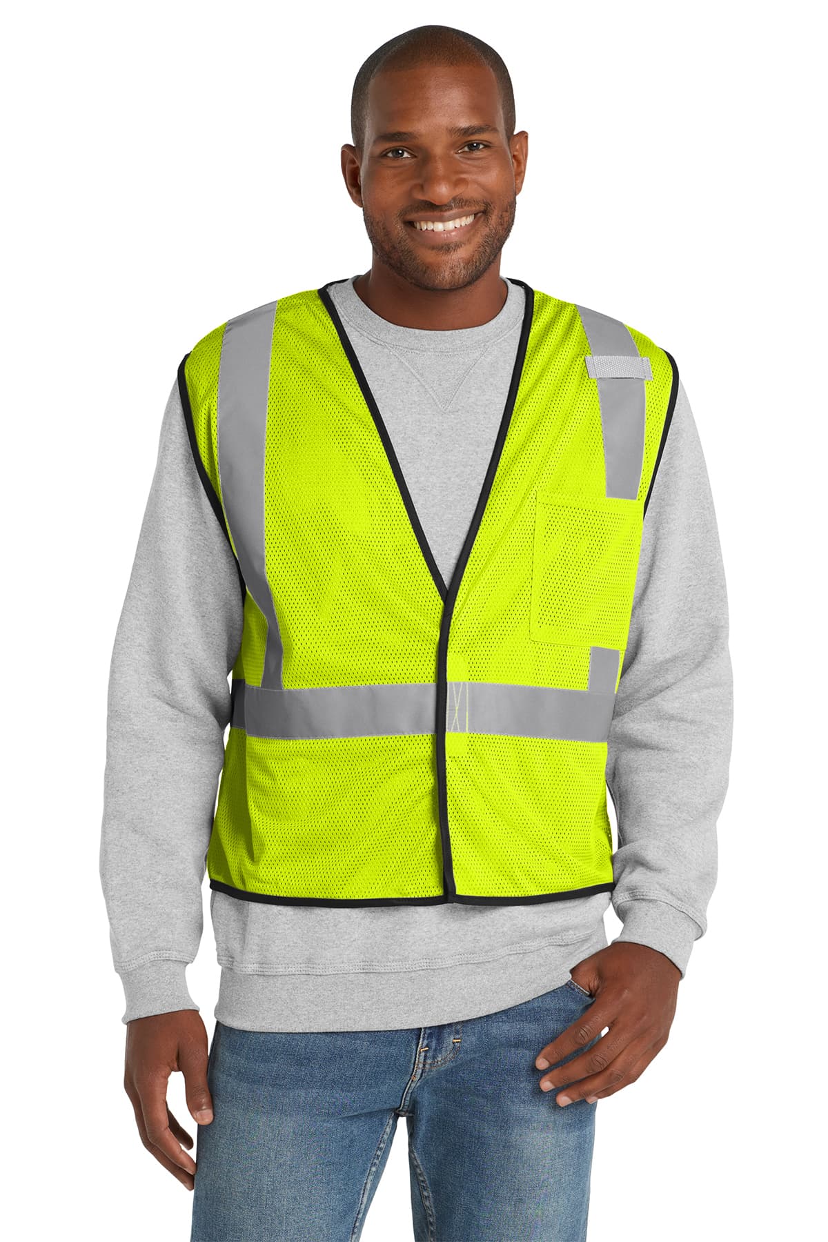 CornerStone ANSI 107 Class 2 Economy Mesh One-Pocket Vest