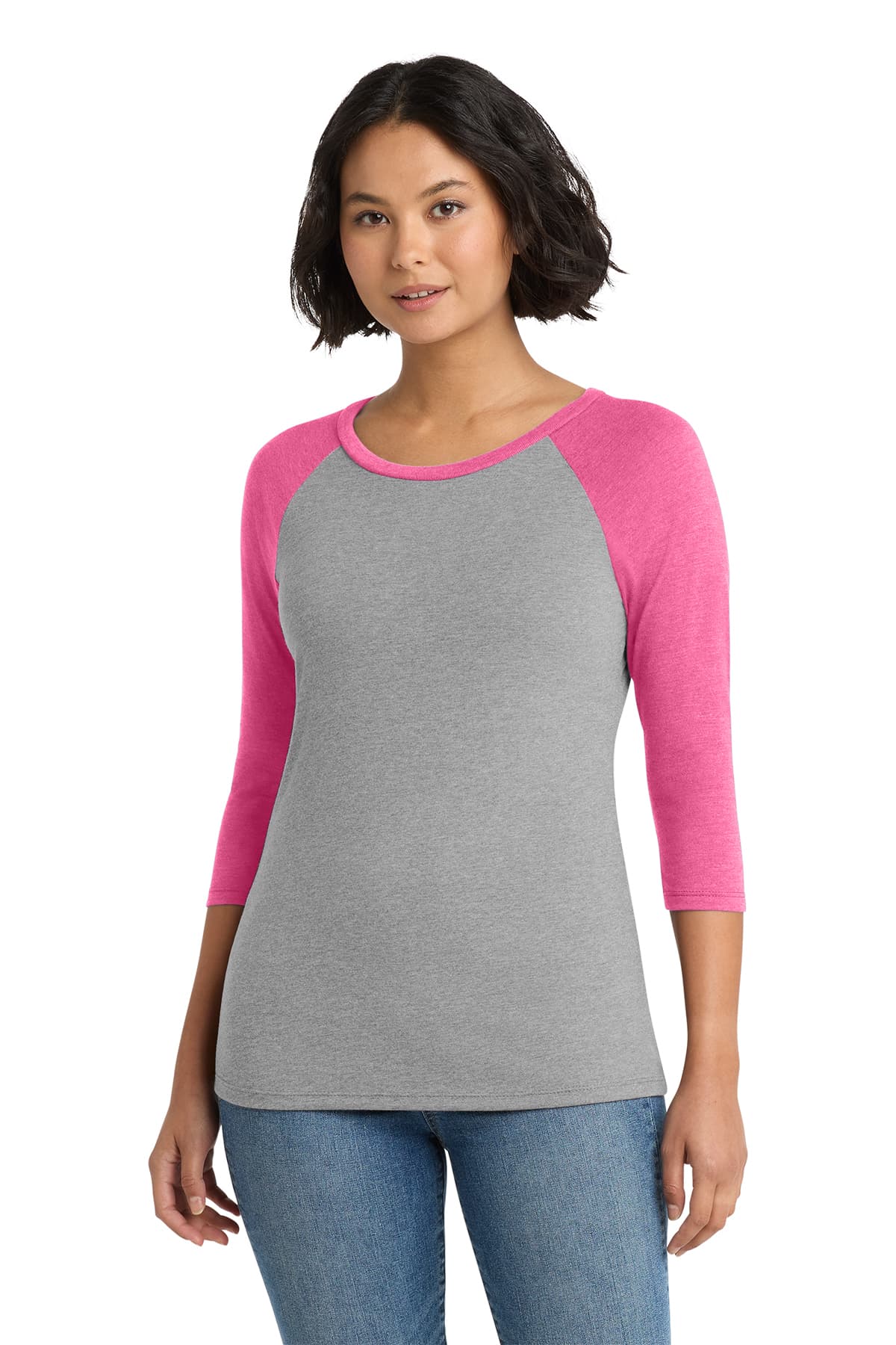District Women’s Perfect Tri 3/4-Sleeve Raglan
