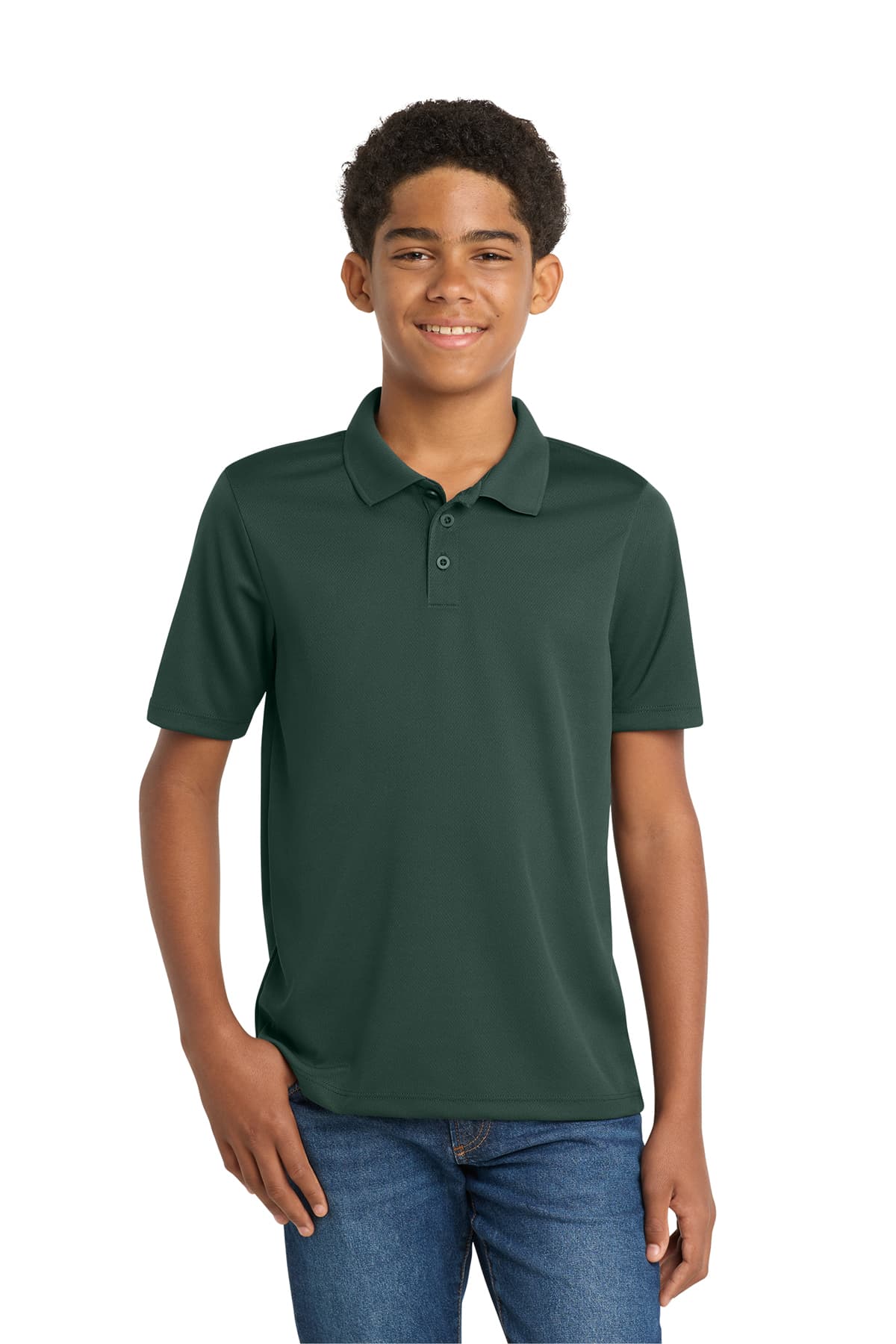 Sport-Tek Youth PosiCharge RacerMesh Polo