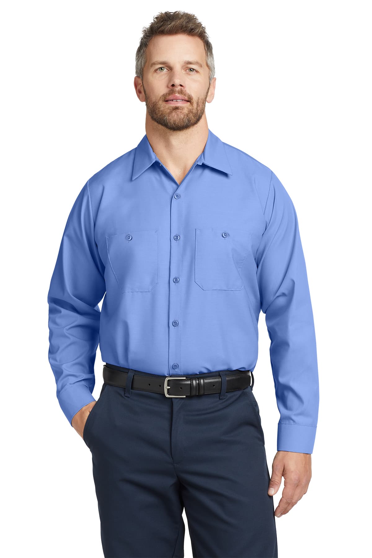 Red Kap Long Size, Long Sleeve Industrial Work Shirt