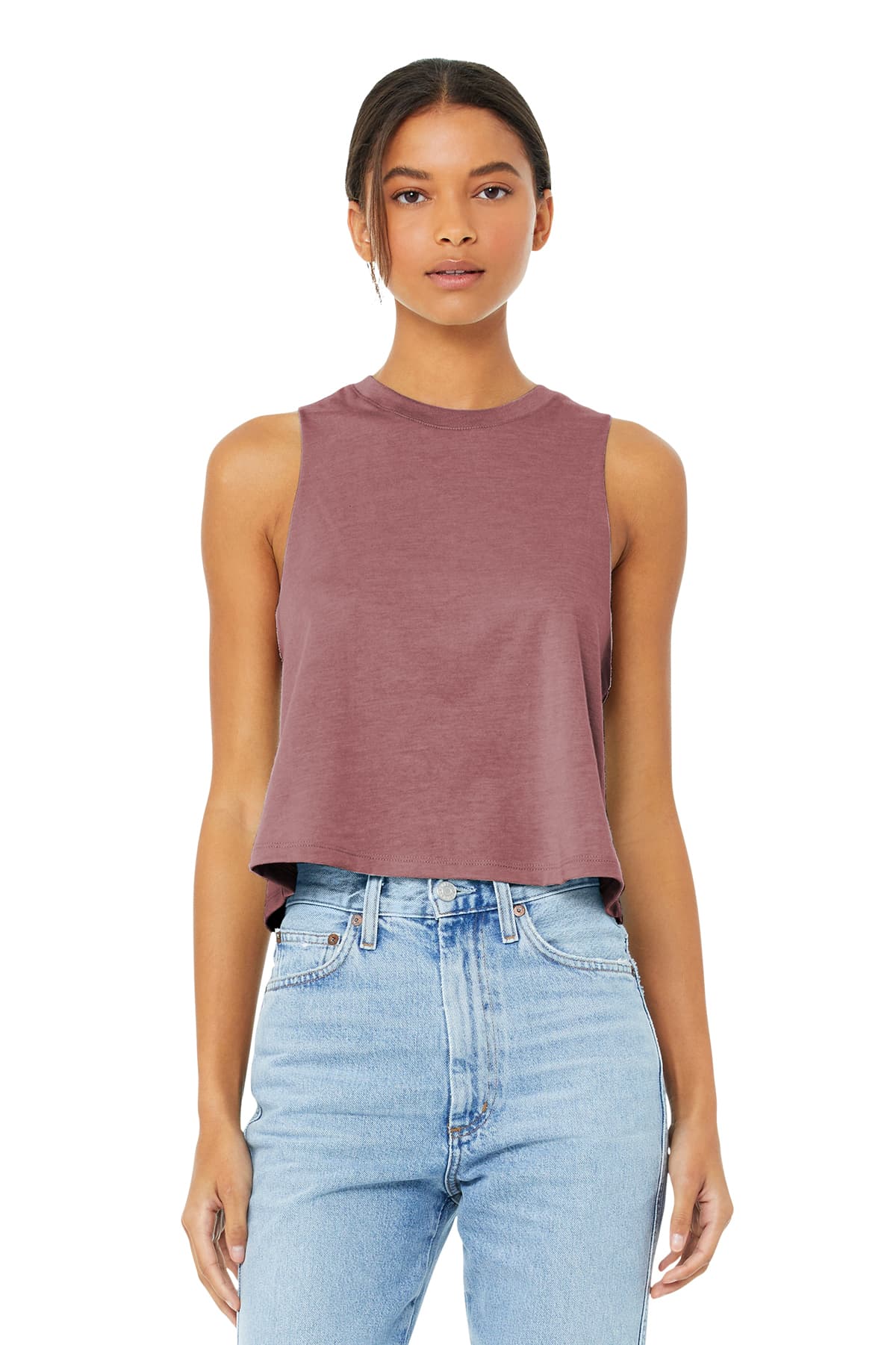 BELLA+CANVAS Women’s Racerback Cropped Tank