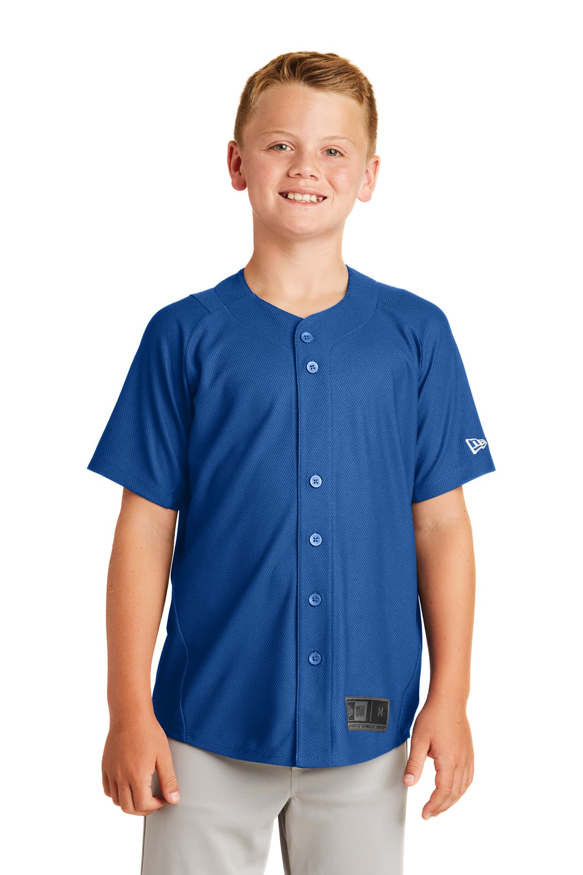 New Era Youth Diamond Era Full-Button Jersey