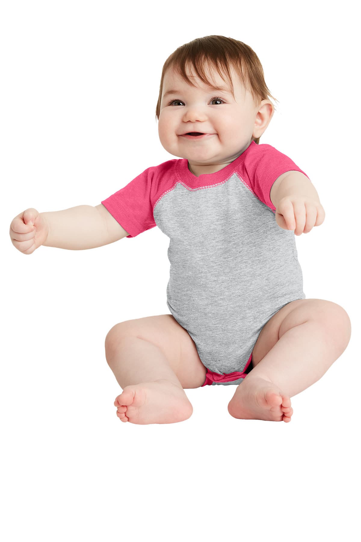 Rabbit Skins Infant Baseball Fine Jersey Bodysuit