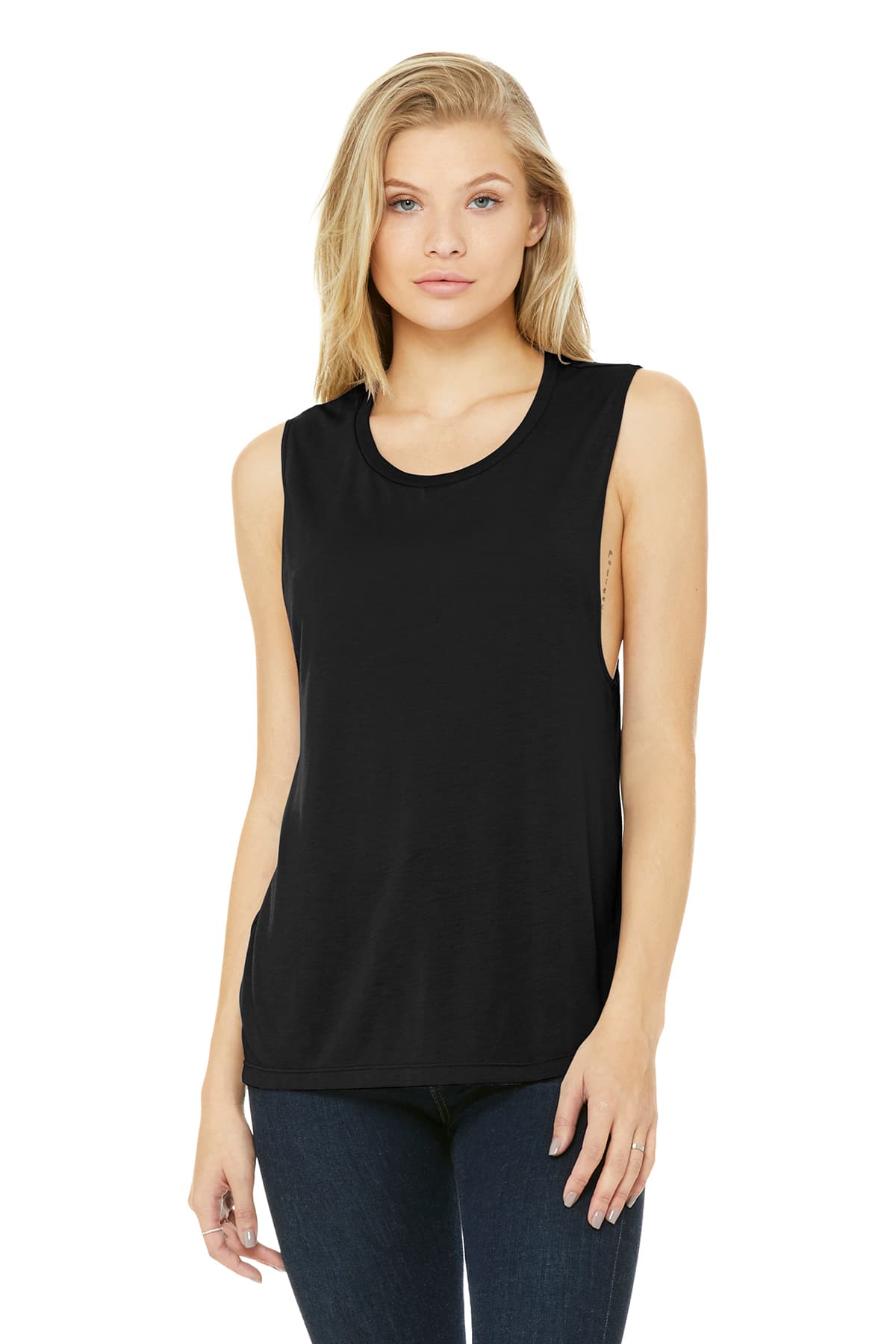 BELLA+CANVAS Women’s Flowy Scoop Muscle Tank