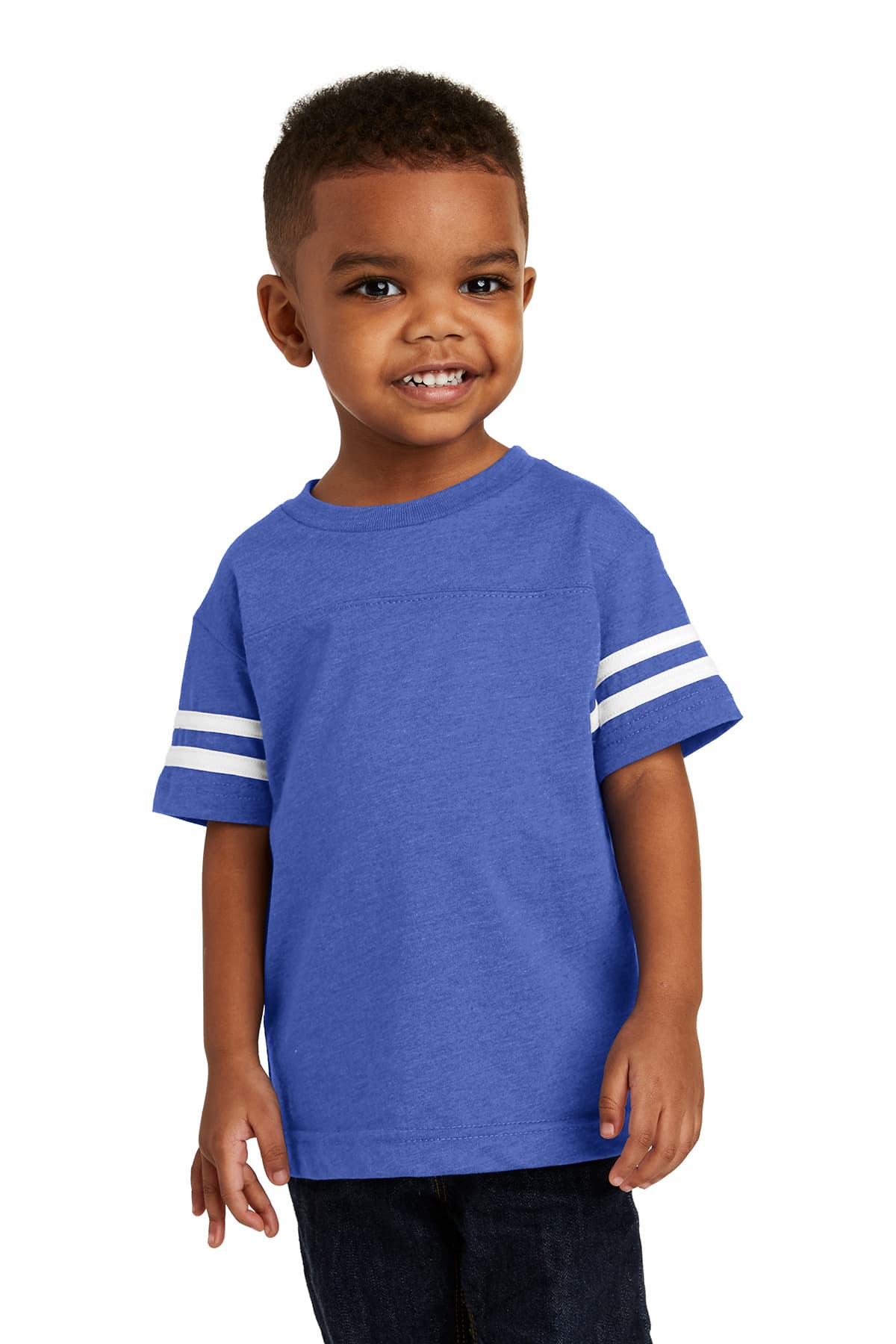 Rabbit Skins Toddler Football Fine Jersey Tee
