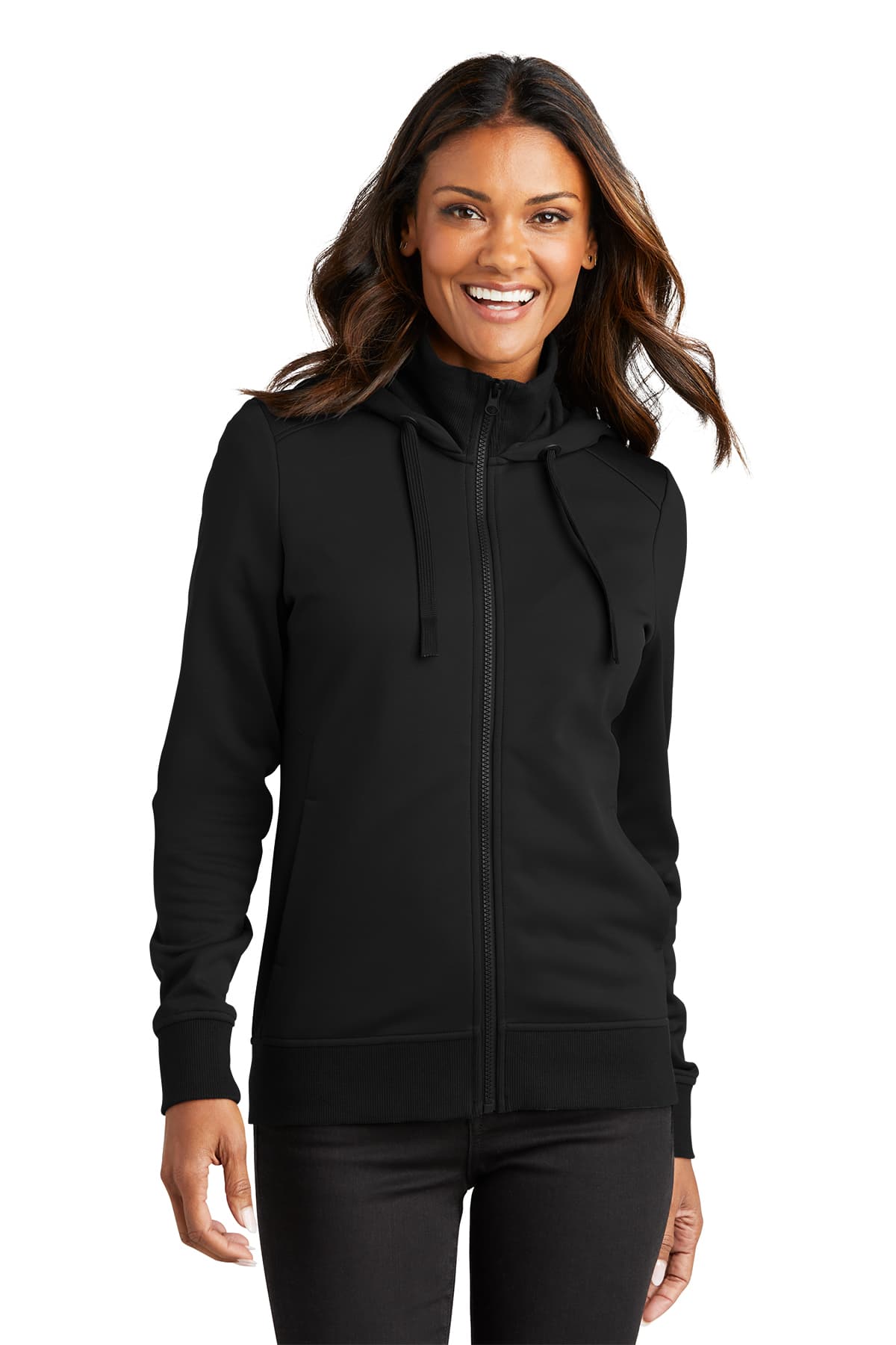 Port Authority Women's Smooth Fleece Hooded Jacket