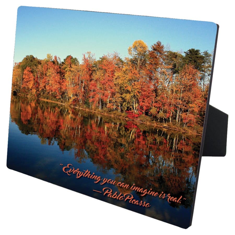 ChromaLuxe Gloss Hardboard Photo Panel with Easel