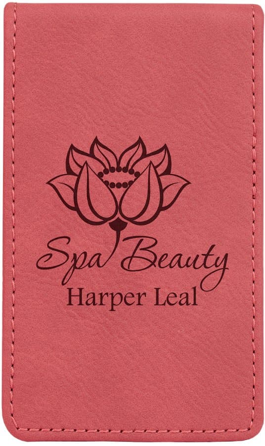 Pink Leatherette Manicure Set