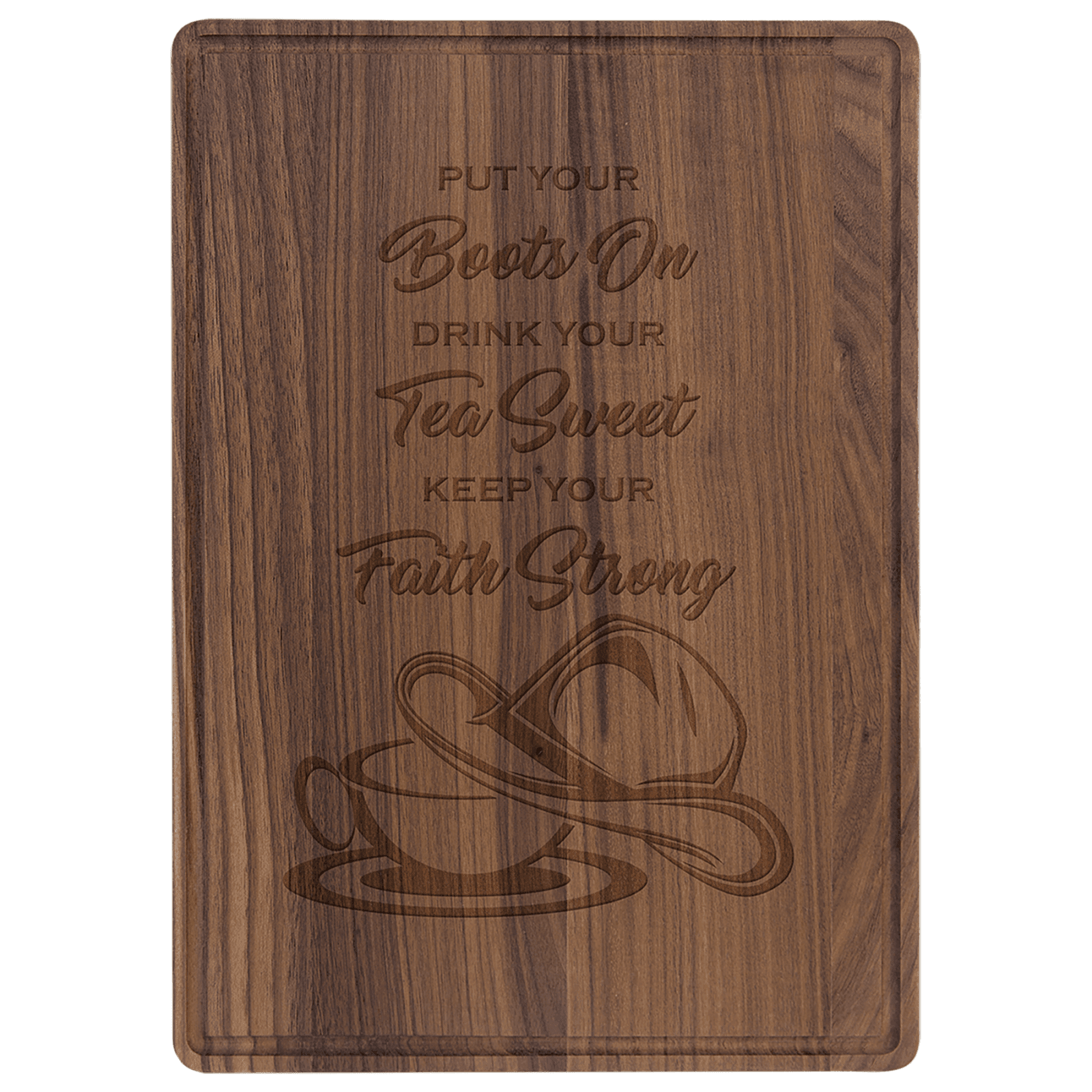 Walnut Cutting Boards with Drip Ring