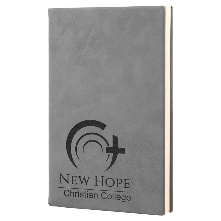 Gray Leatherette Journal