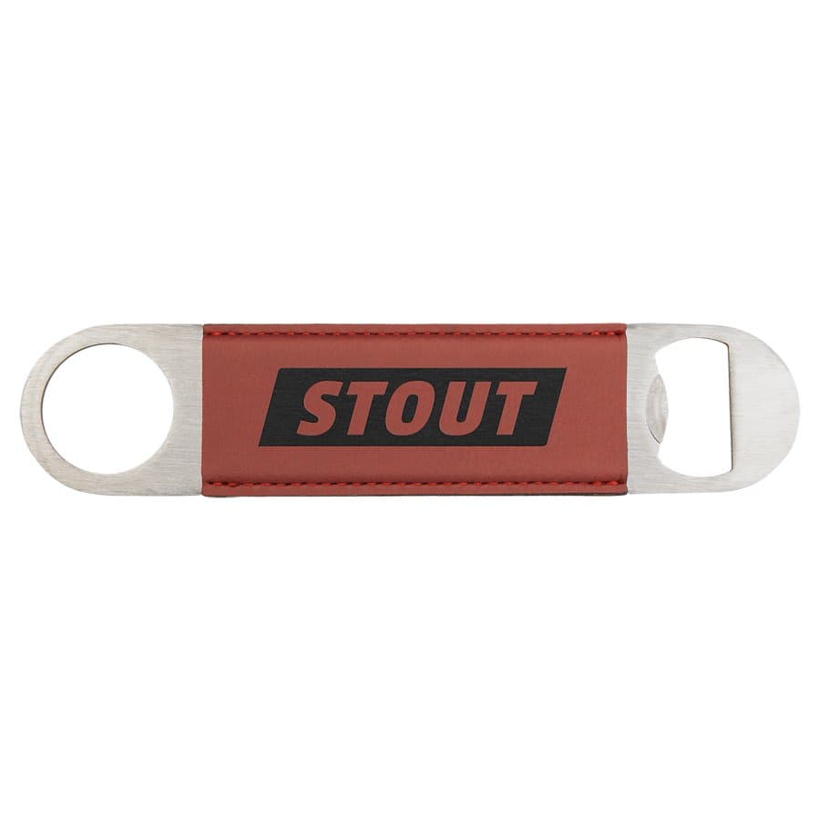 Rose Leatherette Bottle Opener